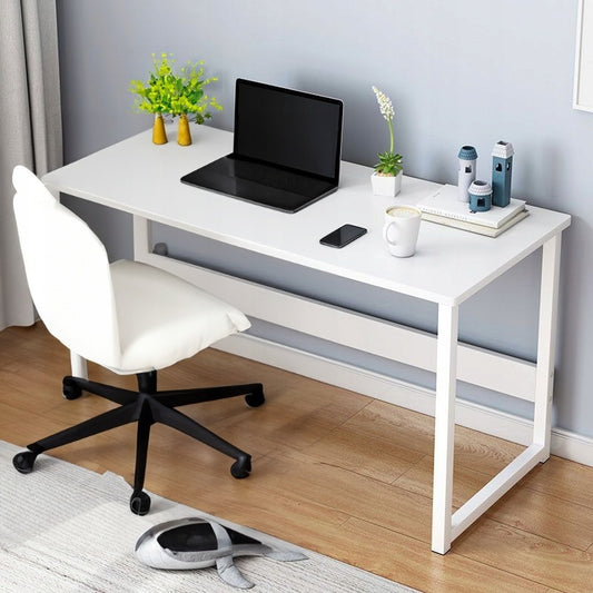Fehér számítógépes íróasztal loft asztal laptop számítógéphez skandináv stílusban