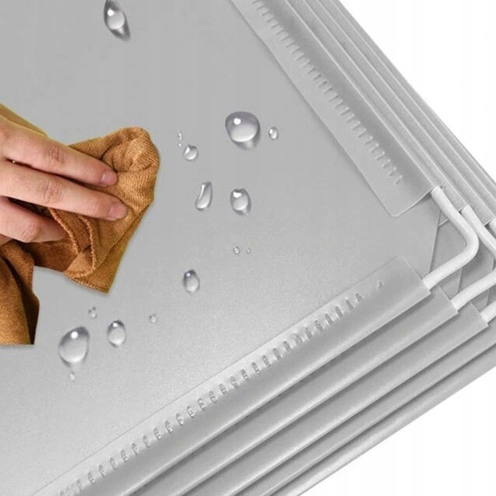 Nagy méretű moduláris szekrény vízálló polcokkal – 183x183x47 cm, minimalista stílusban