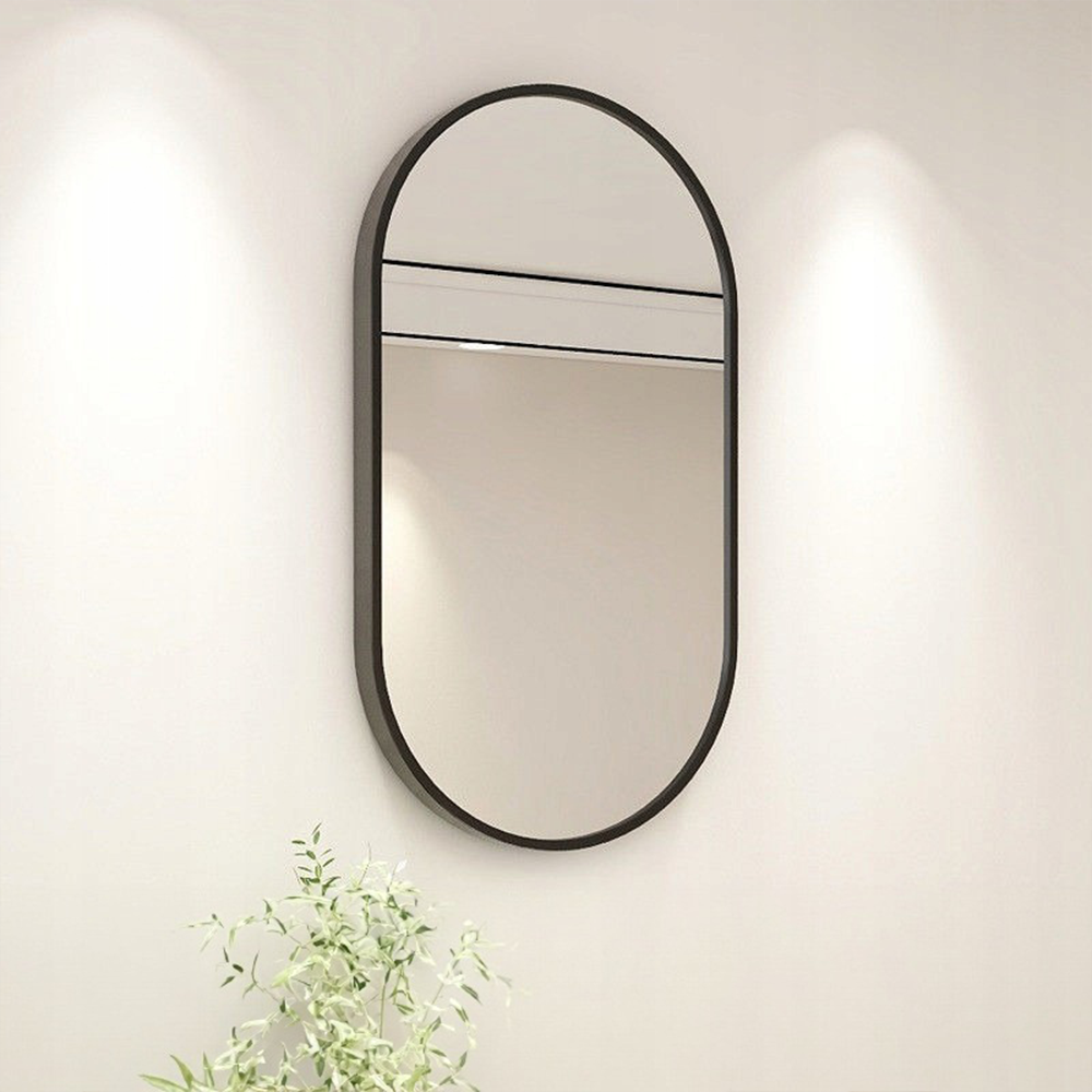 Dekoratív tükör 100x50 cm – modern design, egyszerű felszerelés, ideális fürdőszobába, előszobába vagy hálószobába