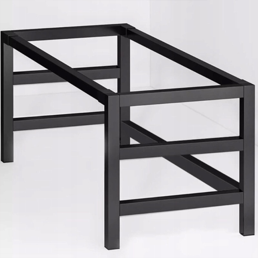 Gaming íróasztal 120 cm fekete – loft stílus, MDF asztallap és fémváz, ergonomikus kialakítás
