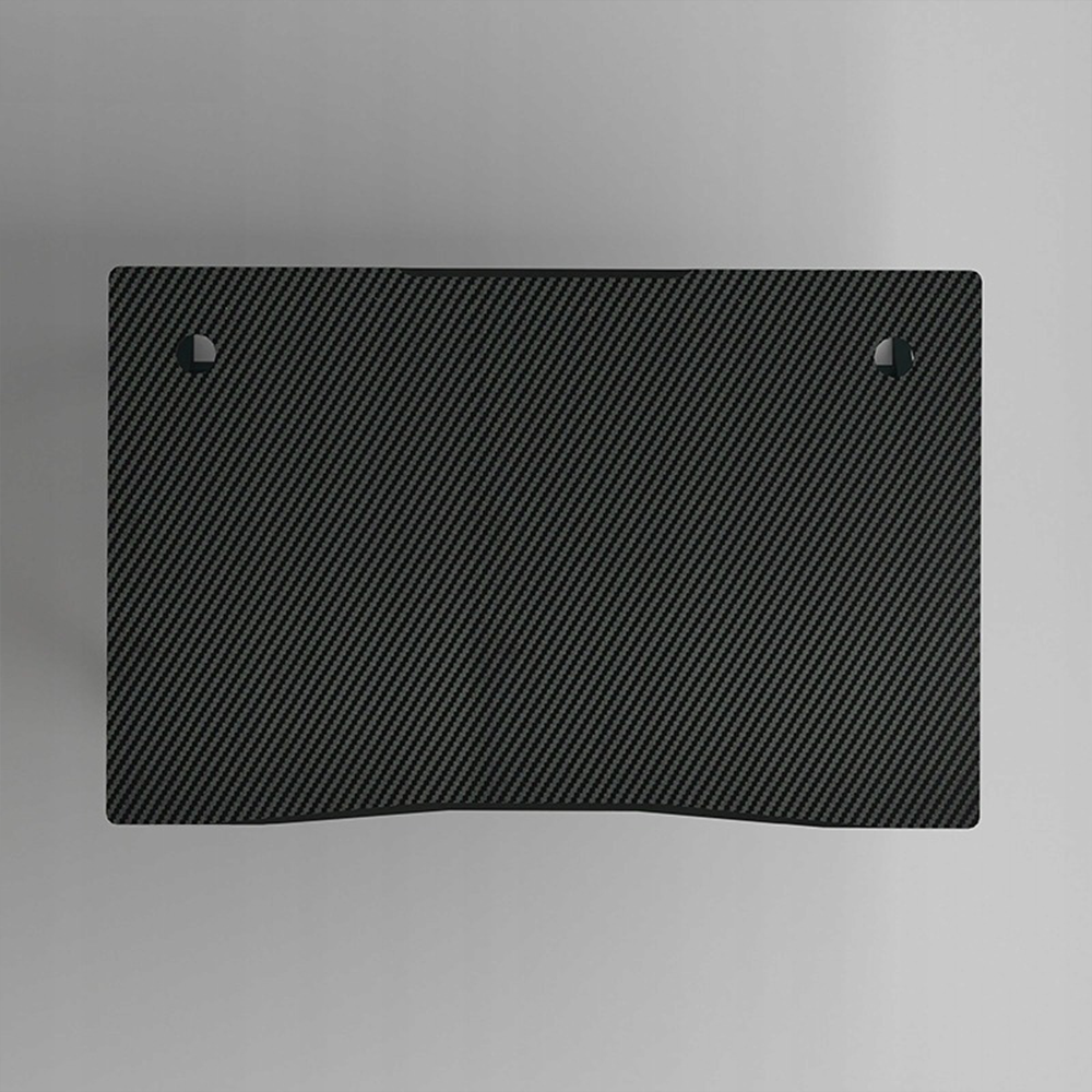 Gaming íróasztal 100x50 cm, loft stílusban, karbonhatású felülettel – fémvázas, modern kialakításban