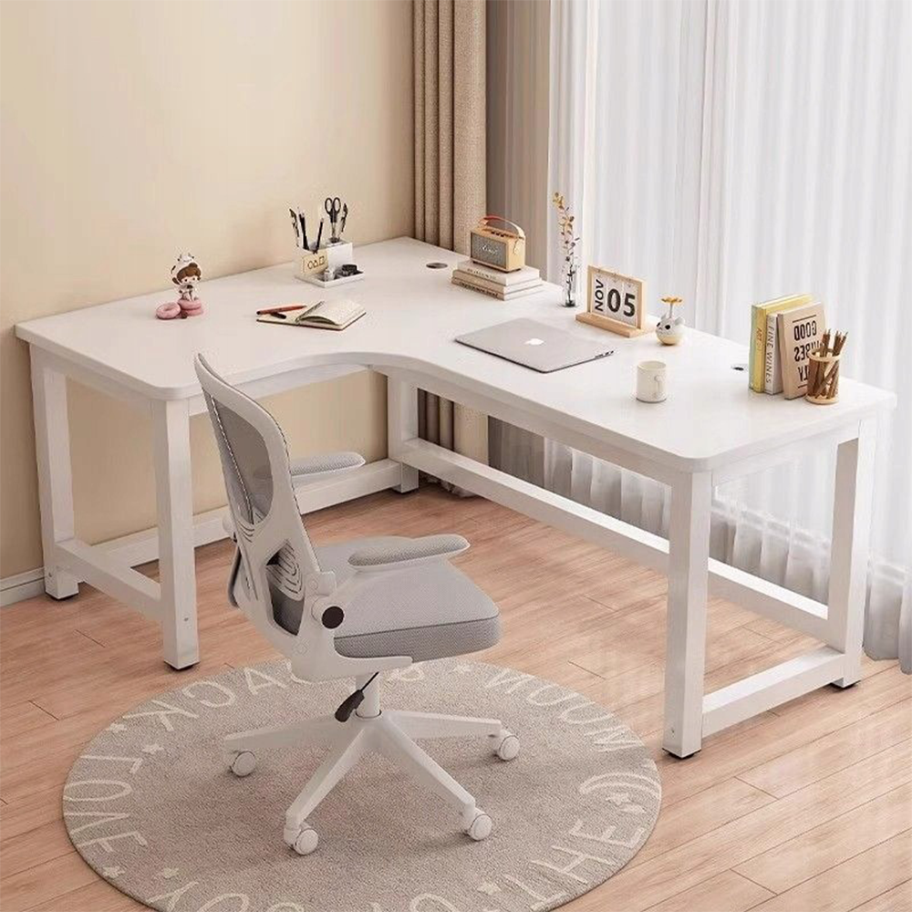 Sarokasztal 120x60 cm, loft stílusban – modern íróasztal gaminghez és otthoni irodához, fémvázas kialakítással