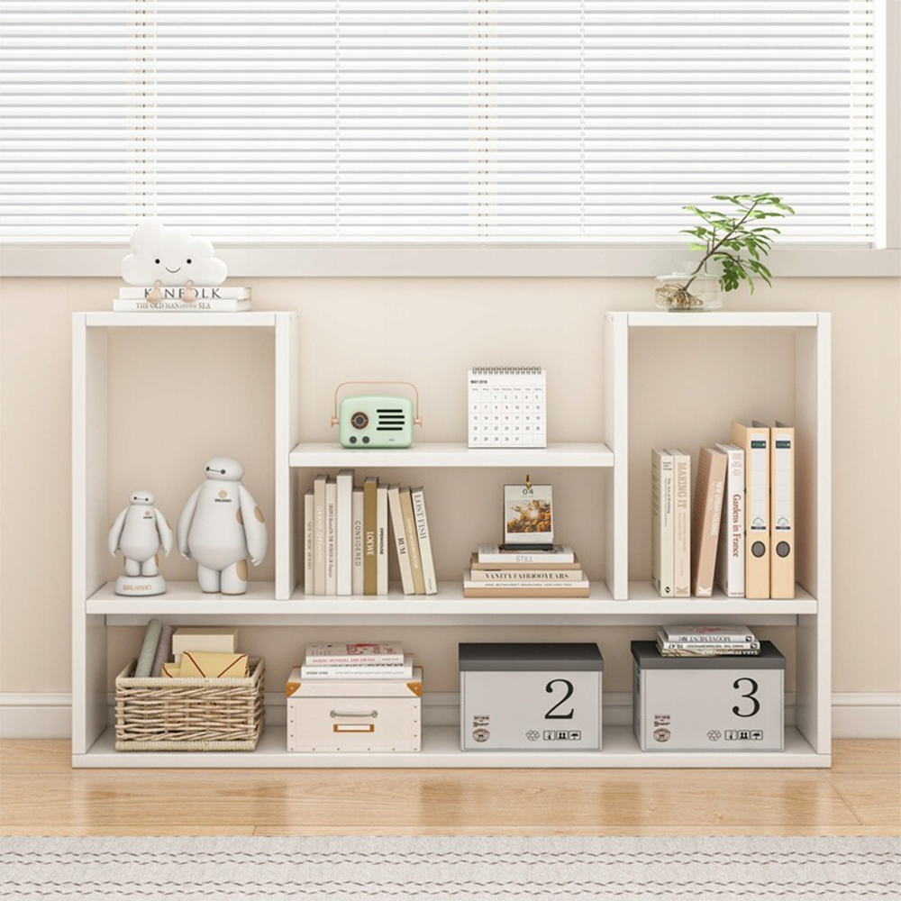 Fehér könyvespolc 100x60x16 cm – Modern design, ideális könyvek és dekorációk számára