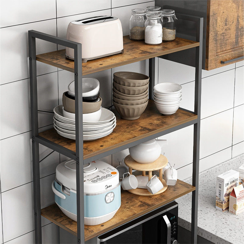 Ipari stílusú könyvespolc – 66x30x186 cm, MDF és fém, stabil és elegáns loft dizájn