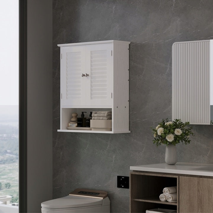 Fehér Fali Fürdőszobai Szekrény 70 cm – Loft Stílusú Fali Állószekrény