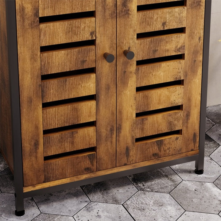 Loft Rusztikus Mosdószekrény – Barna Álló 62 cm