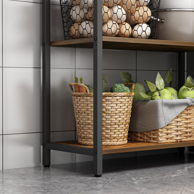 Ipari stílusú könyvespolc – 66x30x186 cm, MDF és fém, stabil és elegáns loft dizájn