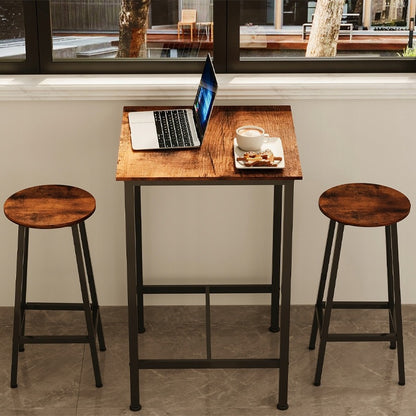 Négyszögletes konyhai bárpult a konyhába, nappaliba, kávézóba, vintage loftba, 90 cm