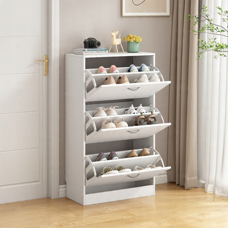 Cipőtartó szekrény előszobai komód loft stílusban 3 ajtós modern 110 cm