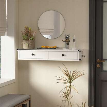 Fali polc – Fehér, Modern, Loft stílusú