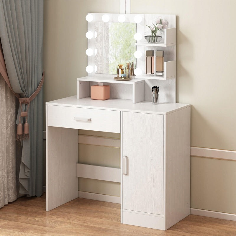 Sminkasztal LED tükörrel, modern, glamour loft stílusban