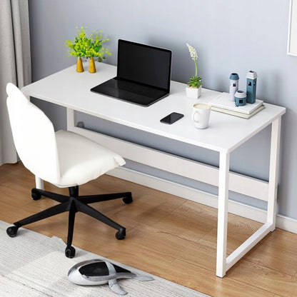 Fehér számítógépes íróasztal loft asztal laptop számítógéphez skandináv stílusban