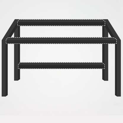 Modern íróasztal, 120x60x74 cm, fém váz és MDF asztallap – Ideális irodai munkához vagy gamereknek