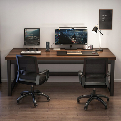 Modern íróasztal, 120x60x74 cm, fém váz és MDF asztallap – Ideális irodai munkához vagy gamereknek