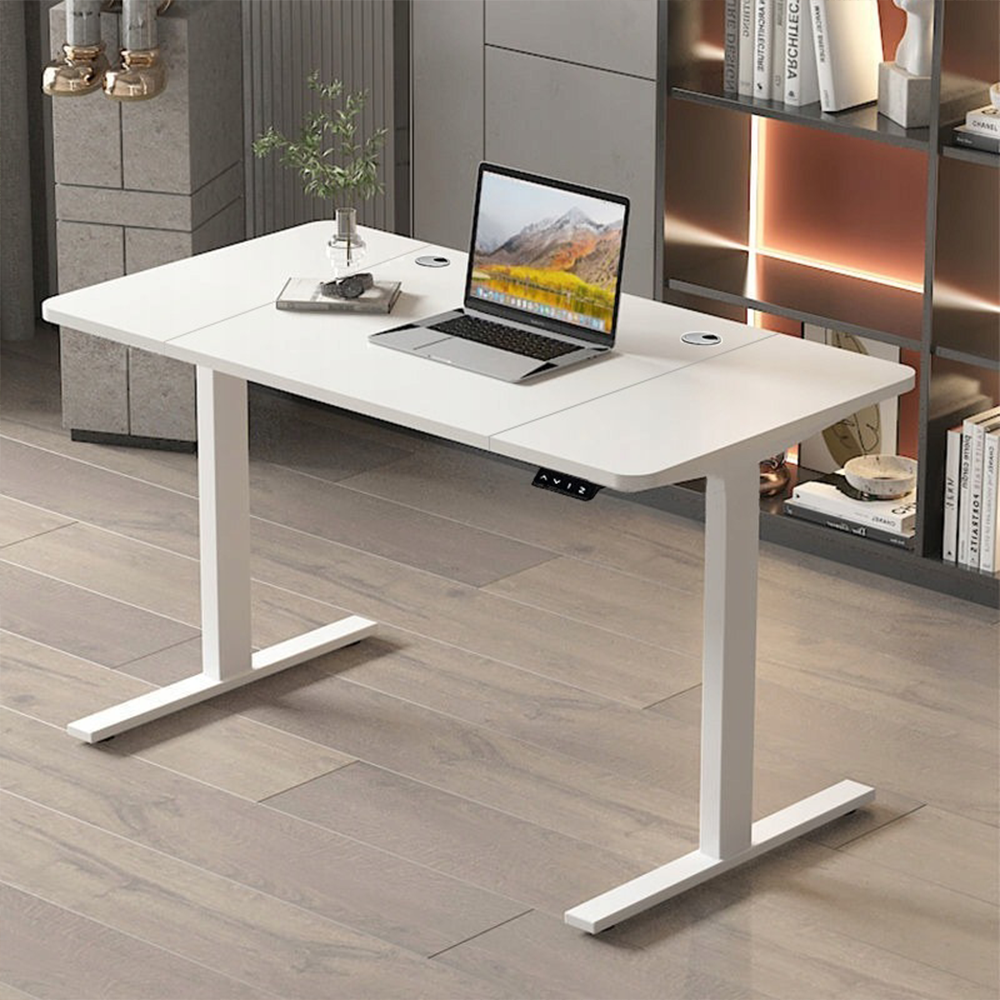 Elektromosan állítható magasságú íróasztal – 120x60x72 cm, ergonomikus munkához és gaminghez