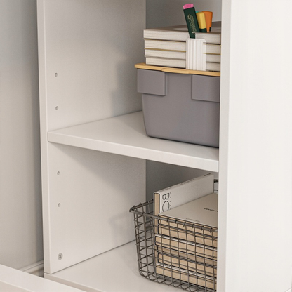 Fehér szekrény 60 cm – modern loft stílusú kialakítás, ideális irodába vagy otthoni munkakörnyezetbe