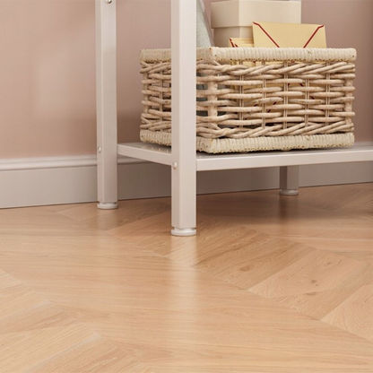Fehér éjjeliszekrény 38x61x28 cm – Skandináv stílus fiókkal és polccal, MDF