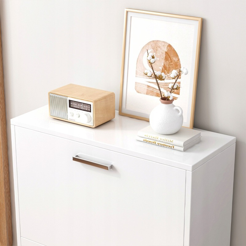 Fehér cipősszekrény MDF-ből, 60 cm – modern dizájn előszobába, gardróbba vagy folyosóra