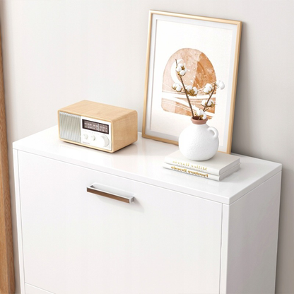 Fehér cipősszekrény MDF-ből, 60 cm – modern dizájn előszobába, gardróbba vagy folyosóra