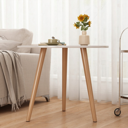 Kerek dohányzóasztal 60x52 cm – skandináv stílus, elegancia és kompakt kialakítás