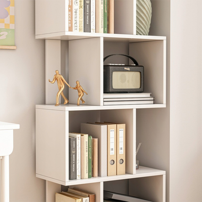 Álló nyitott könyvespolc 140 cm – modern, loft, skandináv stílusban