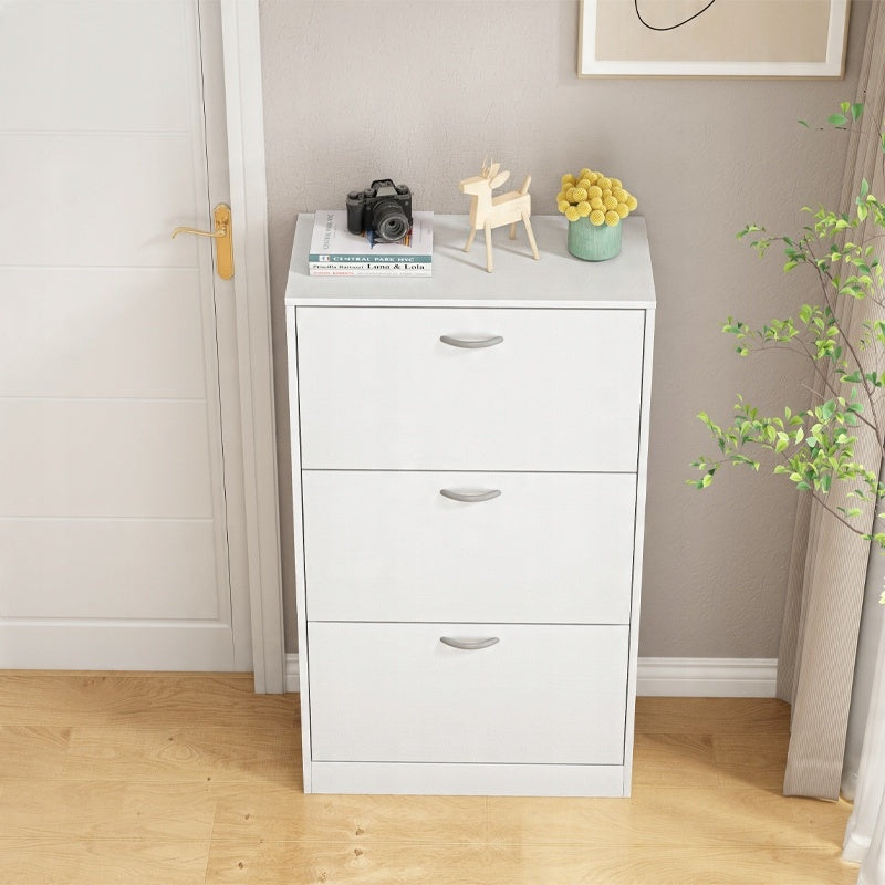 Cipőtartó szekrény előszobai komód loft stílusban 3 ajtós modern 110 cm