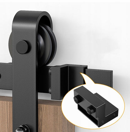 Barn door tolóajtó rendszer, 2 m retro loft barndoor szerelvénykészlet