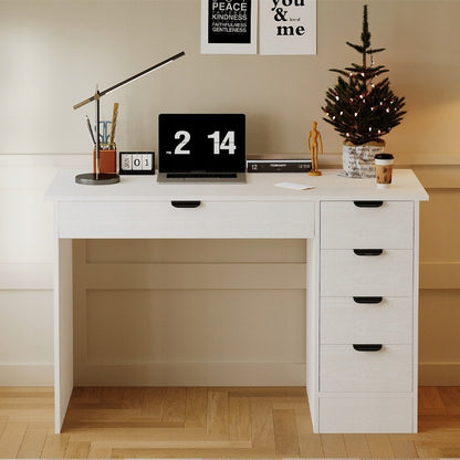 Ifjúsági Számítógépasztal Modern Loft Asztallal és Fiókokkal, 120 cm