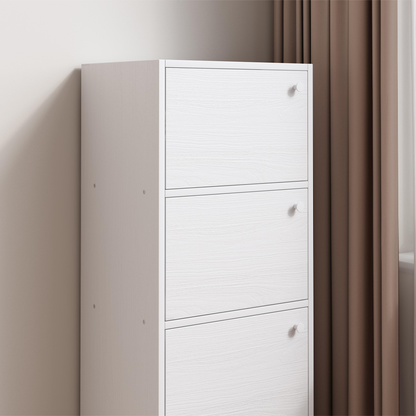 Fehér skandináv stílusú komód – 102x40x30 cm, minimalista fa design