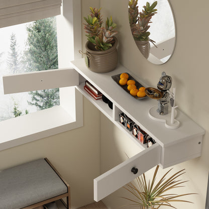 Fali polc – Fehér, Modern, Loft stílusú