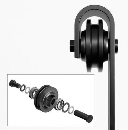 Barn door tolóajtó rendszer, 2 m retro loft barndoor szerelvénykészlet