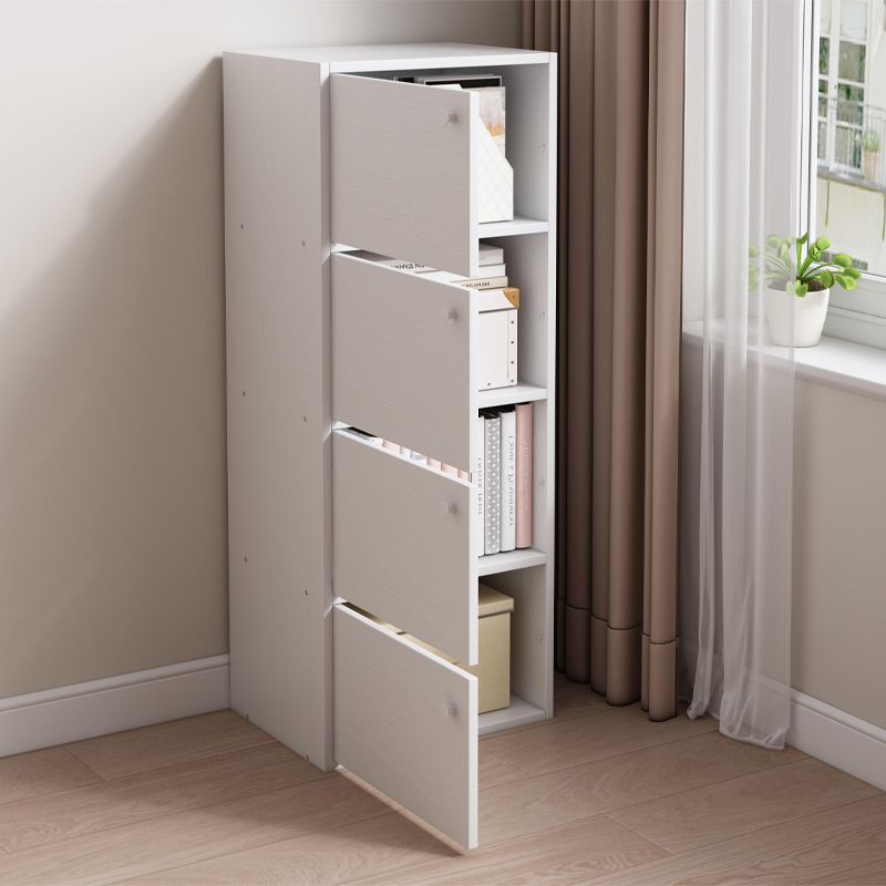 Fehér skandináv stílusú komód – 102x40x30 cm, minimalista fa design