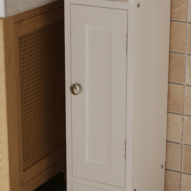 Fürdőszobaszekrény – Fehér – 80 cm – 4 polc – Loft/Modern stílus