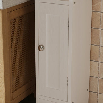 Fürdőszobaszekrény – Fehér – 80 cm – 4 polc – Loft/Modern stílus
