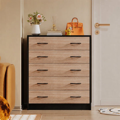 Világosbarna cipőszekrény modern előszobába, 5 polccal, loft stílusú