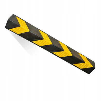 4 db védő sarokvédő, sárga gumivisszaverő, 80 cm