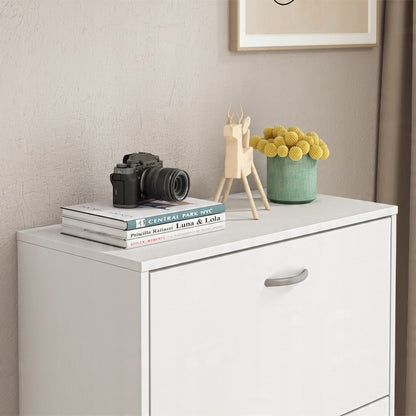 Cipőtartó szekrény előszobai komód loft stílusban 3 ajtós modern 110 cm