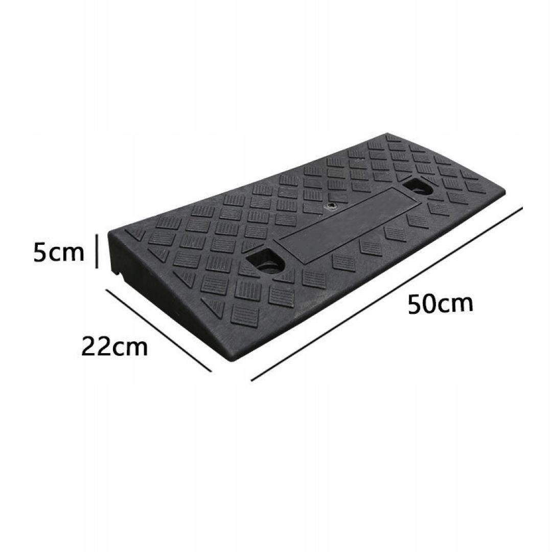 Fekete szegély rámpa 5 cm