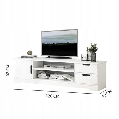 Fehér TV-állvány 120 CM