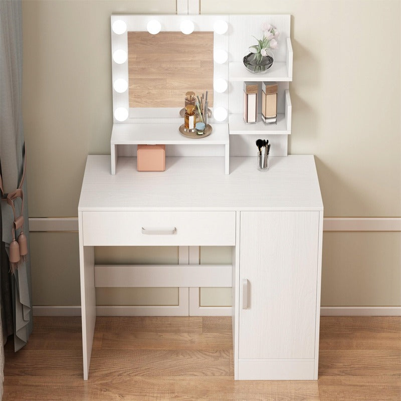 Sminkasztal LED tükörrel, modern, glamour loft stílusban