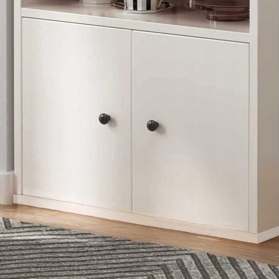 Fehér skandináv stílusú állópolc 56 cm