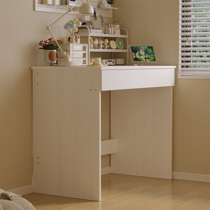 Loft Számítógépasztal 90 cm – Fehér Ifjúsági Asztal Fiókkal