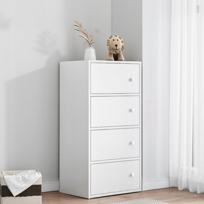 Fehér skandináv stílusú komód – 102x40x30 cm, minimalista fa design