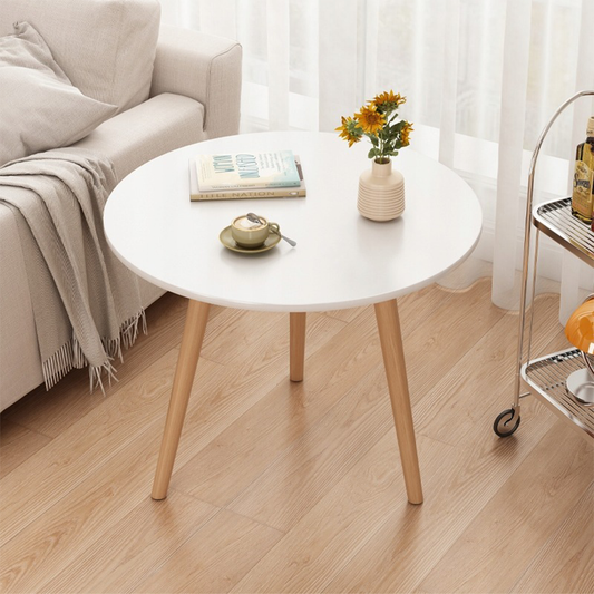 Kerek dohányzóasztal 60x52 cm – skandináv stílus, elegancia és kompakt kialakítás