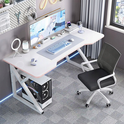 Fehér Gaming íróasztal 120x60x73 cm – Ergonomikus kialakítás és modern stílus igényes gamereknek