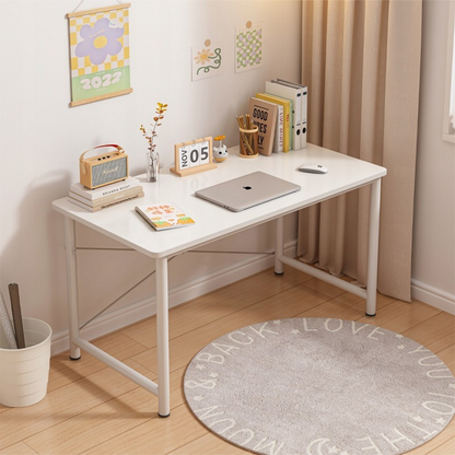Modern loft stílusú fehér íróasztal – 100x75x50 cm