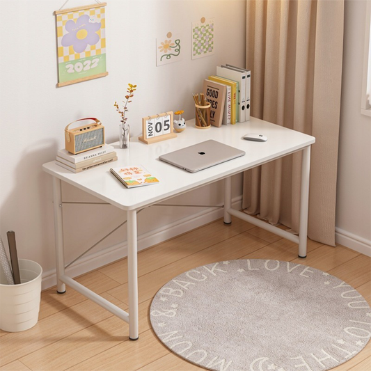 Modern loft stílusú fehér íróasztal – 100x75x50 cm