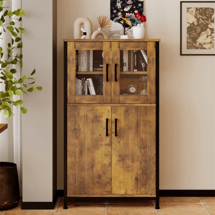 Rusztikus Loft Retro Komód – Vintage Tálalószekrény Nappaliba és Konyhába