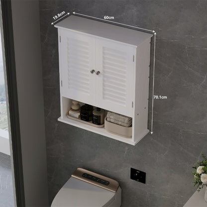 Fehér Fali Fürdőszobai Szekrény 70 cm – Loft Stílusú Fali Állószekrény