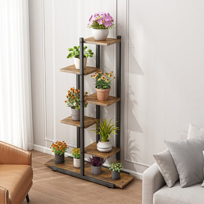 Növényállvány barna modern 113CM